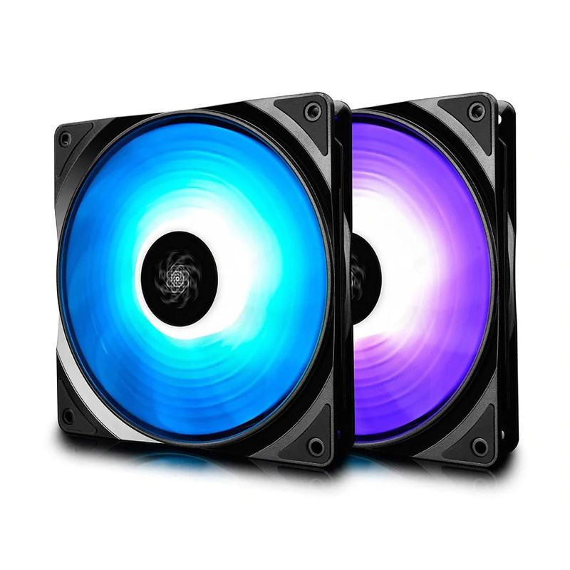 DeepCool RF140 140mm, RGB - 2 Pack - مروحة تبريد